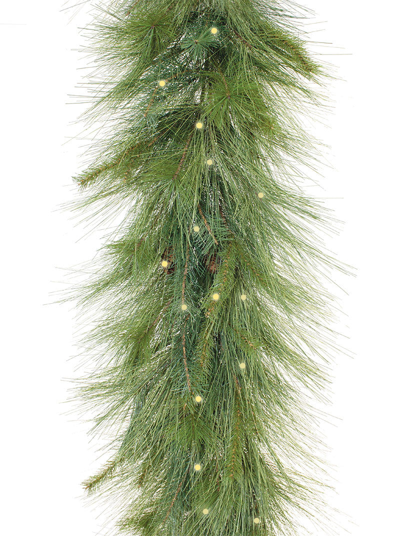 Prelit Torrey Pine Artificial Garland