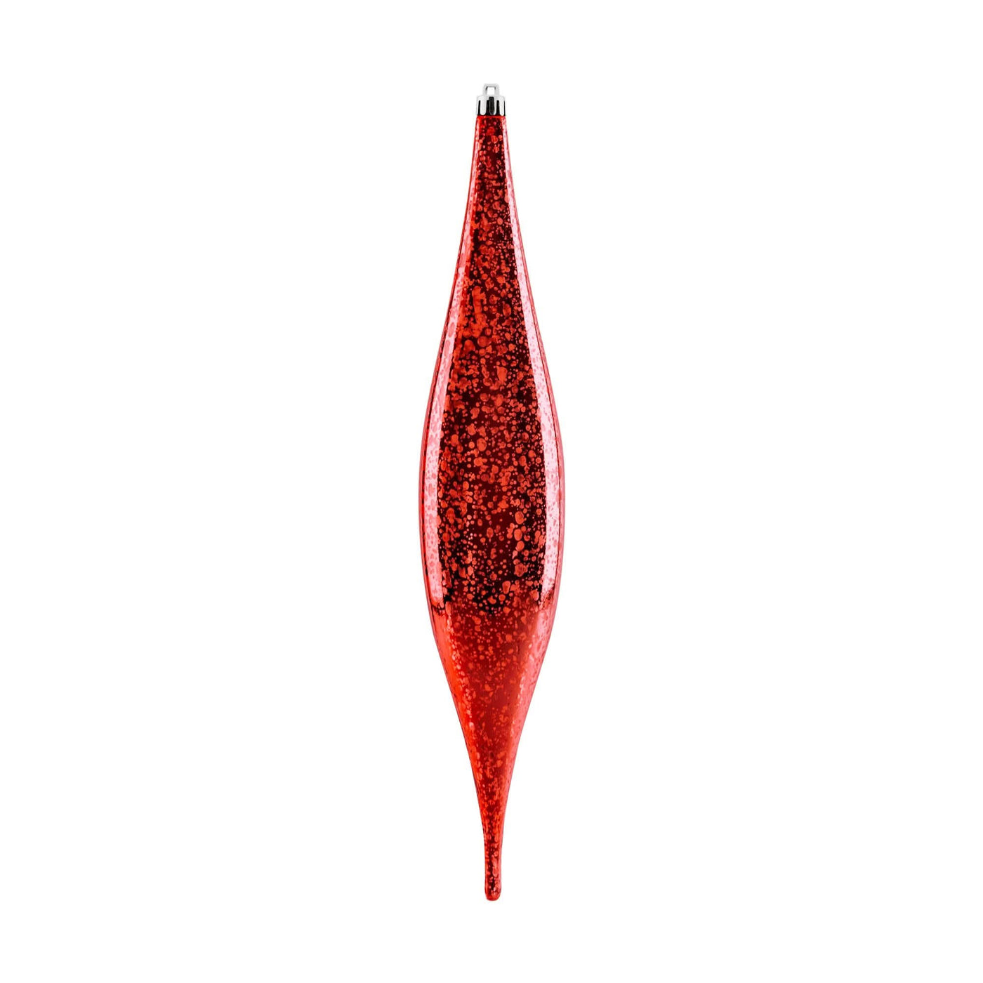 Mercury Oval Drop Finial Ornaments (Set of 12)
