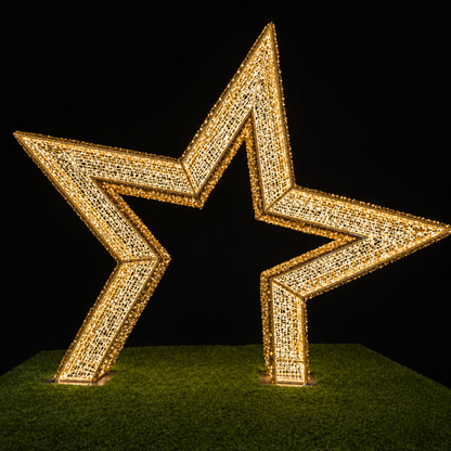 15' Star Arch Lit Photo Op Display