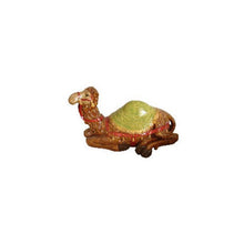23-inch nativity camel figurine made from poly resin with stone-look finish; weather- and chip-resistant for indoor or outdoor use.