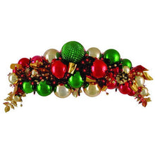 Ornament Cluster in Classic Christmas Colors