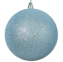 Glitter Round Ornaments 4" - 12" Sizes (Sold in Sets)