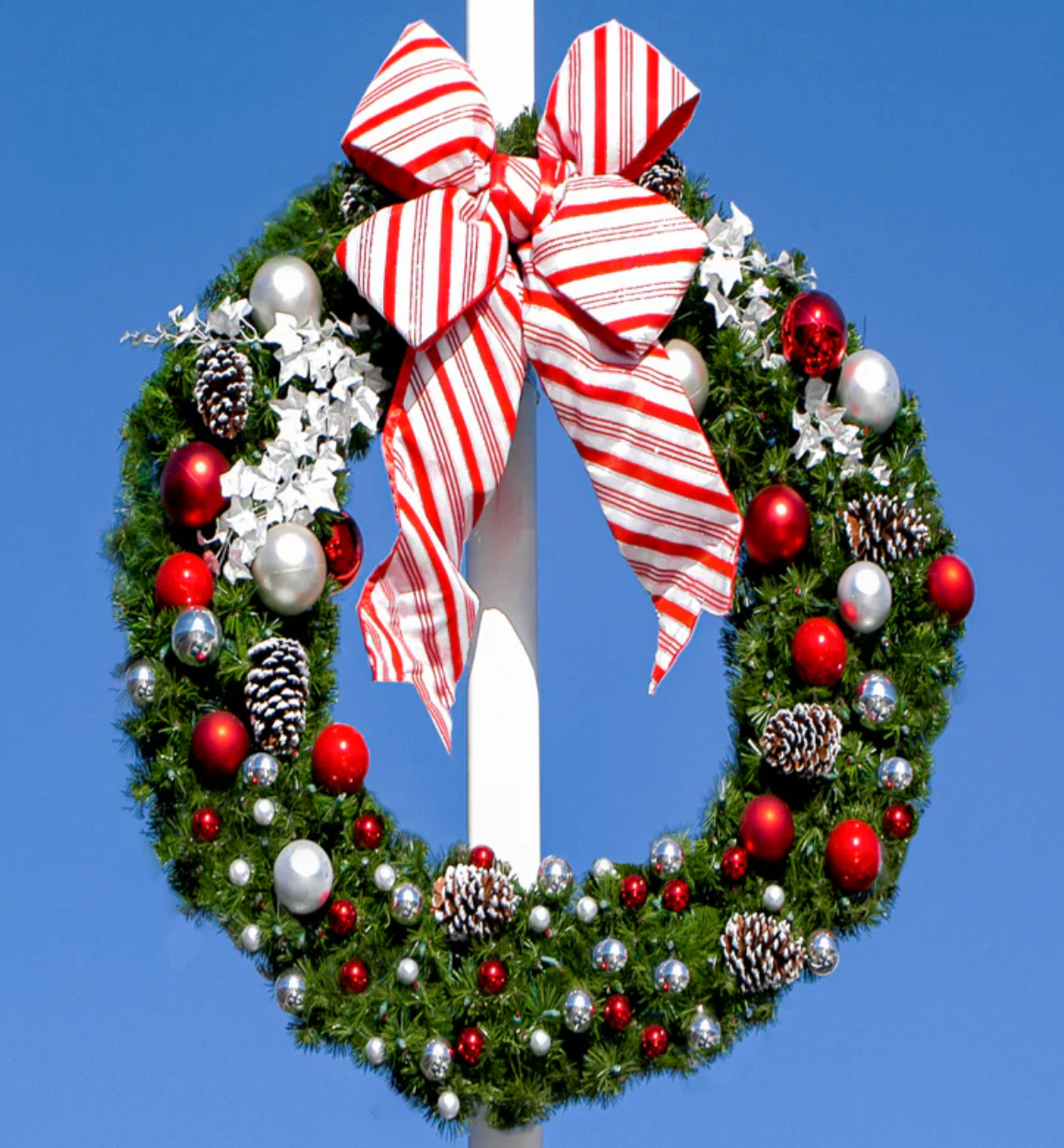 Candy Cane Structural Bow