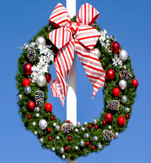 Candy Cane Structural Bow
