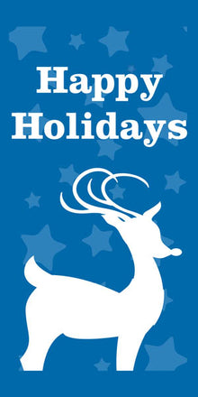 Commercial Holiday Banner Happy Holidays Pole Banner