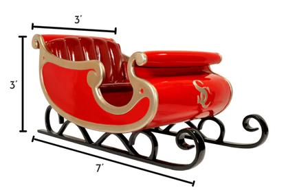 Santa's Sleigh Display Prop