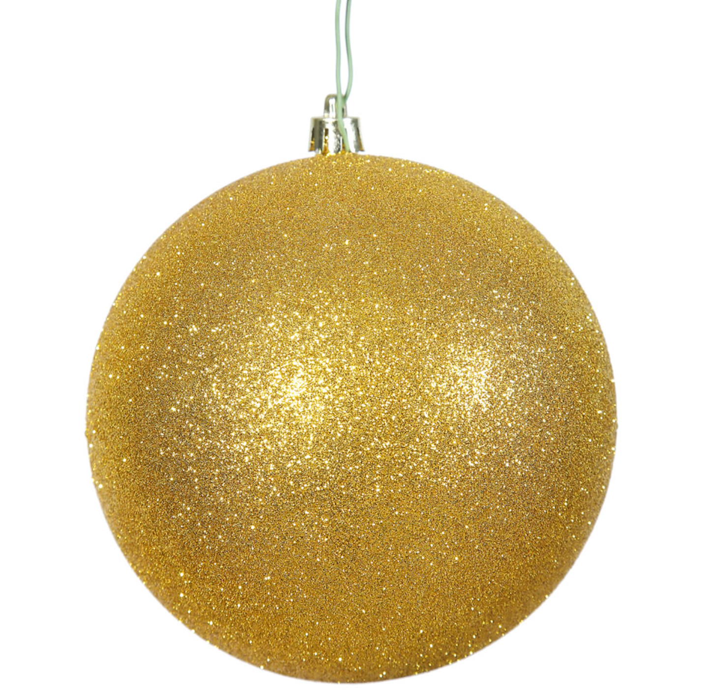 Glitter Round Ornaments 4" - 12" Sizes (Sold in Sets)