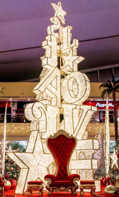 26' Commercial Holiday Greeting Tree