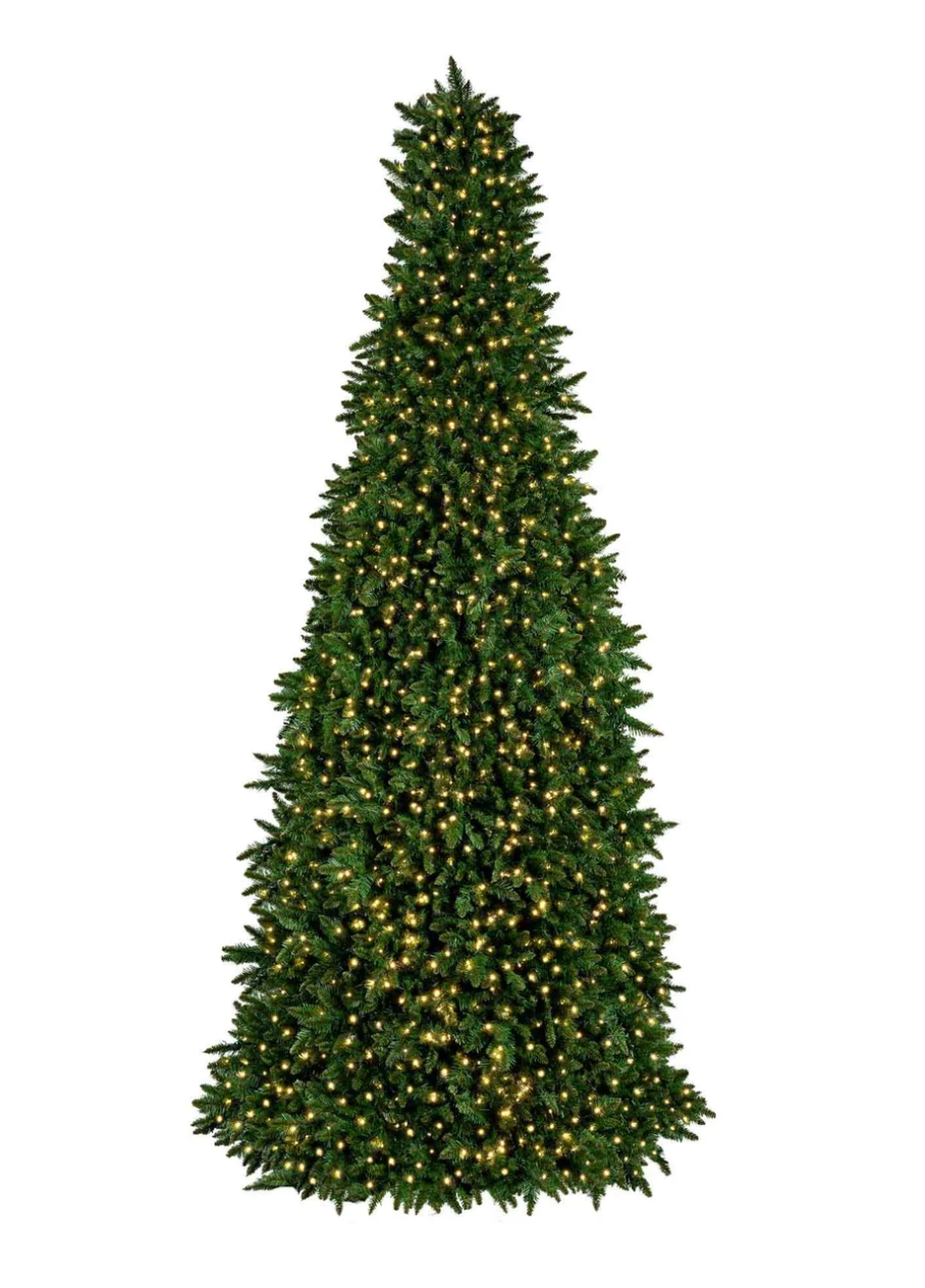Large commercial Christmas tree low voltage