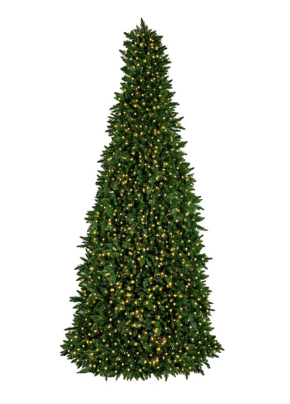 Large commercial Christmas tree low voltage