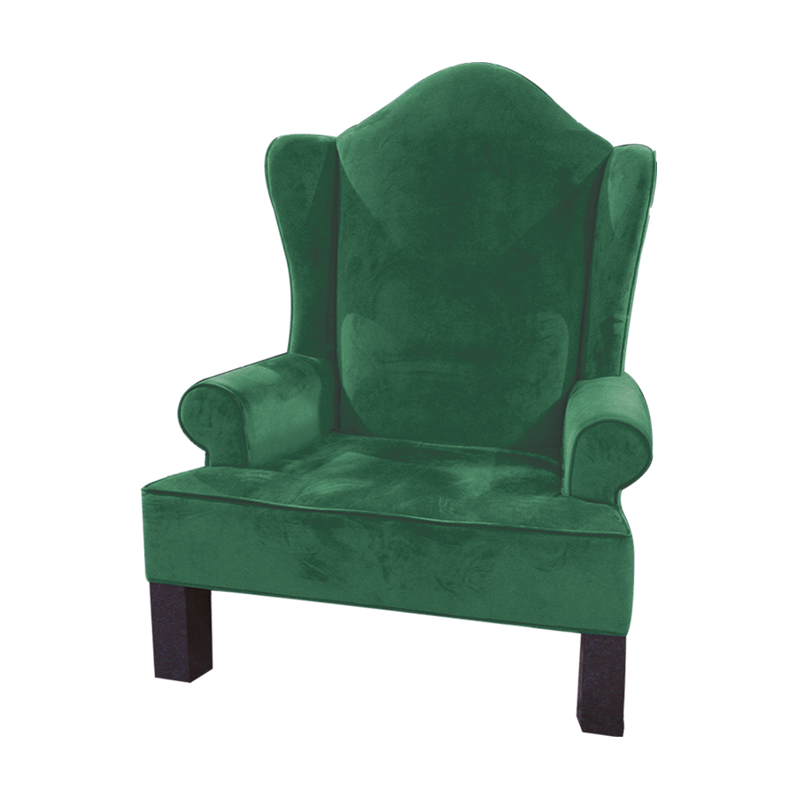 Wing Back Santa Chair
