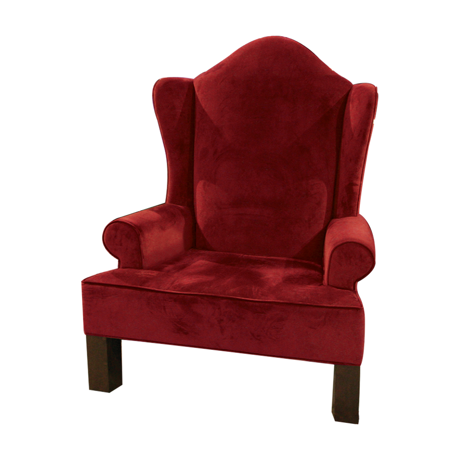 Wing Back Santa Chair