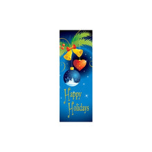 Cartoon Ornaments Light Pole Banner with full-color high-res digital print, available in 30×60, 30×84 and 30×94-96 inches
