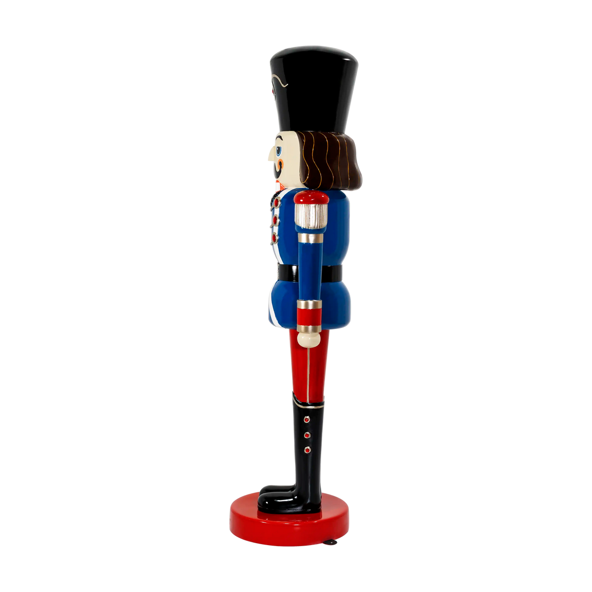 37 lb Classic Nutcracker prop with sturdy construction for seasonal displays
