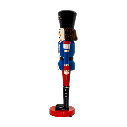 37 lb Classic Nutcracker prop with sturdy construction for seasonal displays