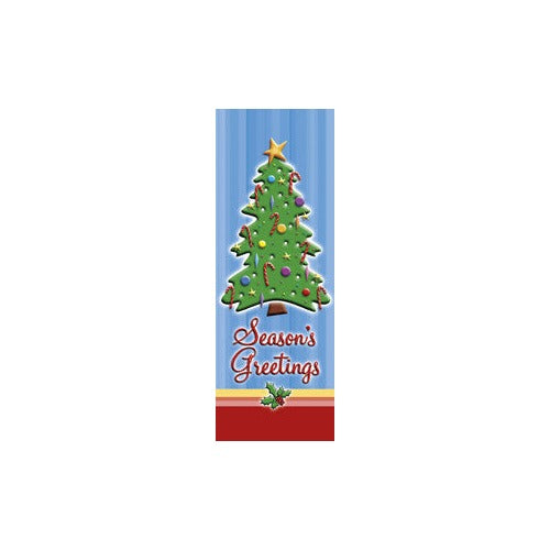 Cookie Tree light pole banner , whimsical full-color digital print on 18 oz reinforced vinyl; same art both sides