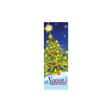 Electric Tree Light Pole Banner , full-color high-res digital print on 18 oz reinforced vinyl, double-sided with same art