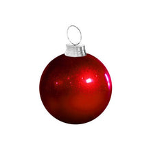 Giant Red Ornament Shown with Optional Ring