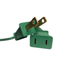 Giant Plug & Cord Kit , plug-and-cord assembly for oversized holiday bulbs, 3-bulb capacity, compatible with Large Fiberglass Bulbs