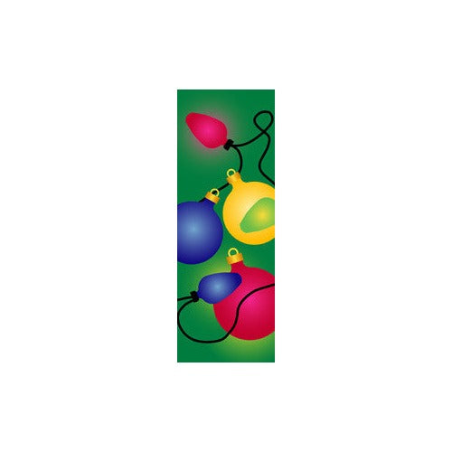 Holiday Ornaments light pole banner, double-sided full-color digital print on 18 oz. reinforced vinyl