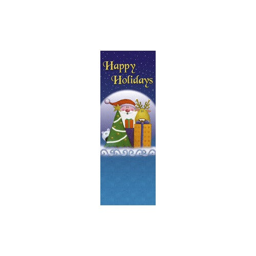 Holiday Pals light pole banner, double-sided full-color digital print on 18 oz reinforced vinyl