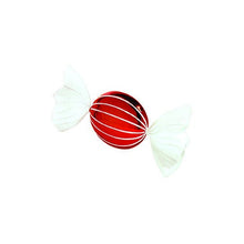 Jumbo Red & White Candy Ornament