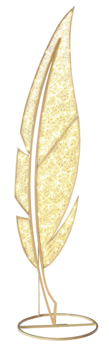 LED Feather 9.94' warm white mini lights vertical accent with 168 warm white mini LEDs and 20% twinkle