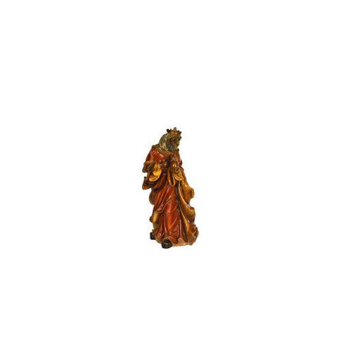 Nativity King Balthazar figurine, 40.5" tall, poly resin with stone-based finish, weather- and chip-resistant, 36 lb