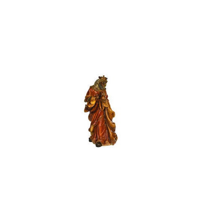 Nativity King Balthazar figurine, 40.5" tall, poly resin with stone-based finish, weather- and chip-resistant, 36 lb
