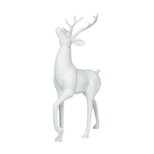 Regal Standing Reindeer commercial fiberglass reindeer, 7' tall, unlit, 46 lb