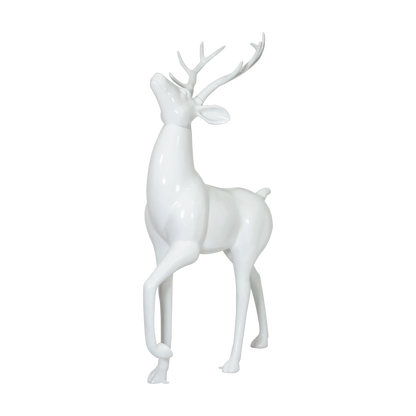 Regal Standing Reindeer commercial fiberglass reindeer, 7' tall, unlit, 46 lb