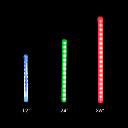 Weatherproof, UV-protected tubes with 360° viewing angle and IP65 rating