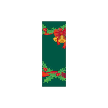 Santa Claus Light Pole Banner, full-color digital print, double-sided
