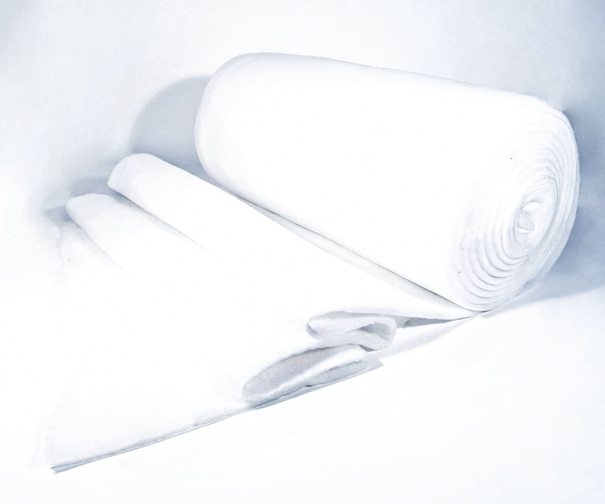 Snow Blanket Roll, 24"W x 90'L artificial snow roll, fluffy, flame-retardant and non-allergenic