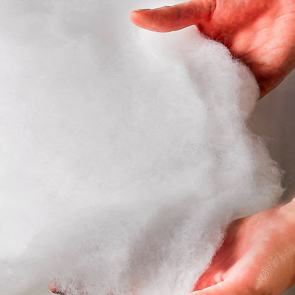 Fluffy artificial snow roll, 24"W x 90'L, easy to pull apart and manipulate; flame-retardant and non-allergenic