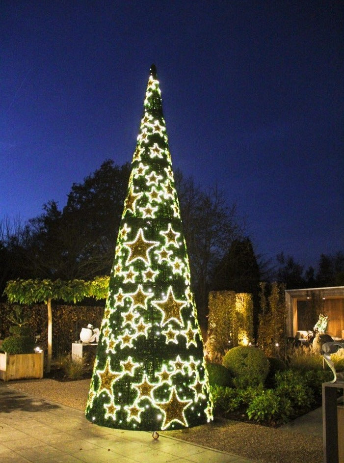 27.9 ft Hollywood Star Panel Christmas Tree