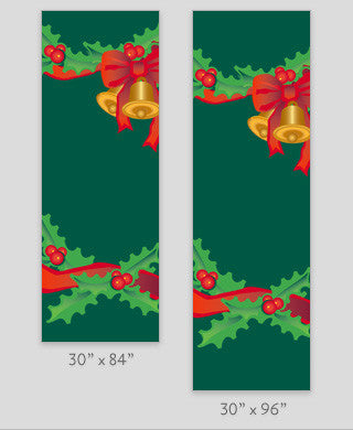 18 oz. reinforced vinyl banner, double-sided with same art both sides; available in 30 x 60, 30 x 84, 30 x 94-96