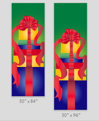 Holiday Gift Boxes Light Pole Banner