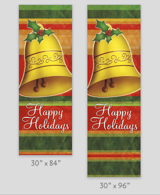 18 oz. reinforced vinyl double-sided light pole banner, same art both sides; available in 30 x 60, 30 x 84, 30 x 94-96