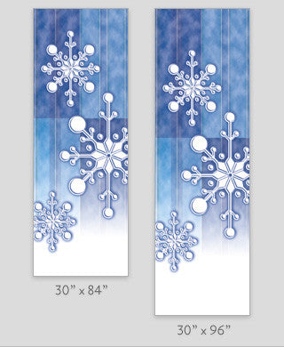 18 oz. reinforced vinyl banner with same art on both sides, produced on demand; minimum order 10, custom sizes available