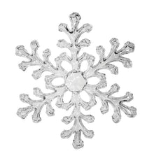 Clear Acrylic Snowflake Ornament