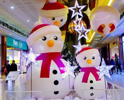 5.7' Hanging Inflatable Snowman