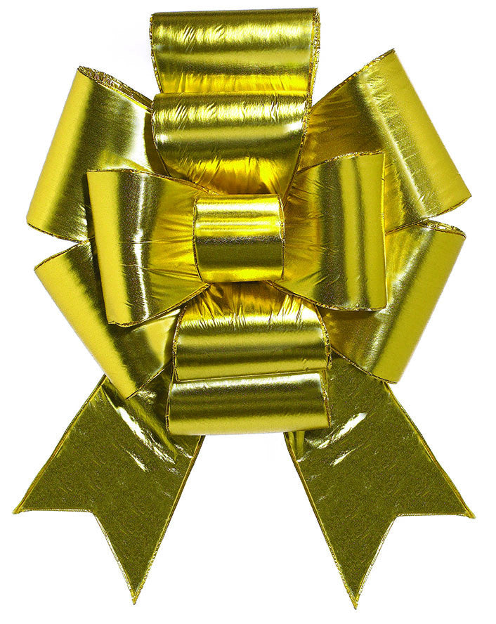 Giant Gold Car Puff Bow