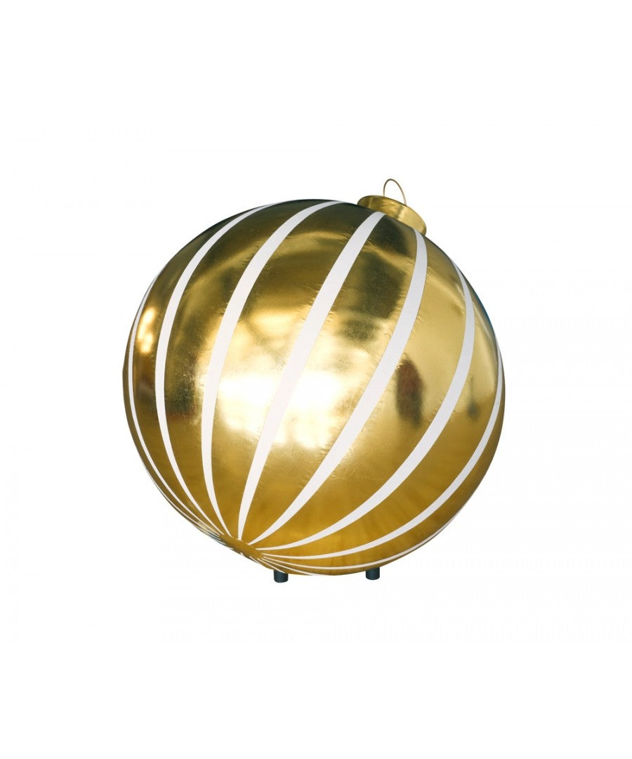 Floor Display Giant Striped Round Inflatable Ornaments - 2 Sizes