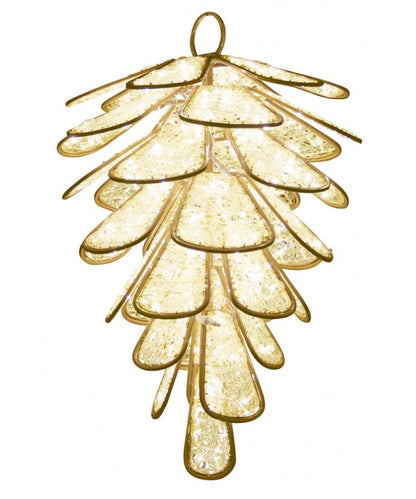 Giant Illuminated Pinecone Decoration Prop