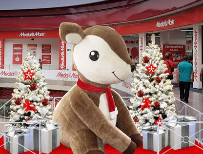Giant Inflatable Reindeer Prop