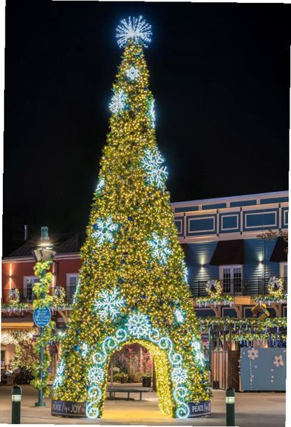 40' Giant Walk Through Christmas Tree
