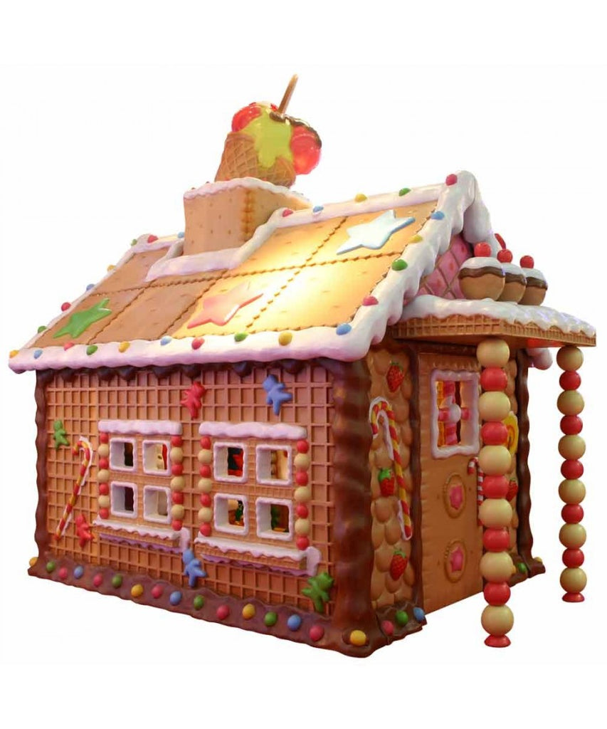 Life Size Santa Gingerbread House - Indoor or Outdoor Use
