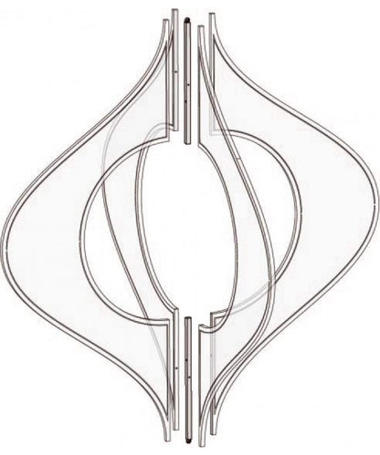 LED Lit Hanging Finial Window Ornament