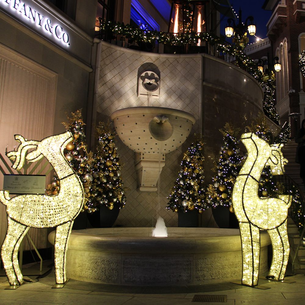 Illuminated Waterloo Reindeer Christmas Decoration Outdoor